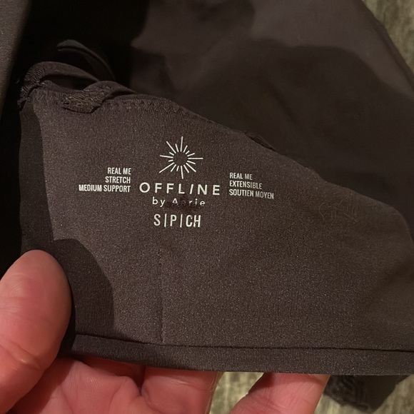 Aerie OFFLINE Real Me Stretch Macrame Sports Bra size medium - Picture 5 of 10